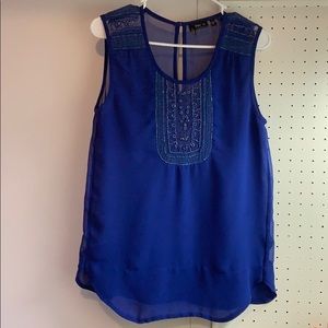 Dex combalt blue tank camisole